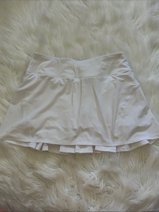 CRZ YOGA Pants - CRZ YOGA White Women's Active Skort with Pleated Hem
